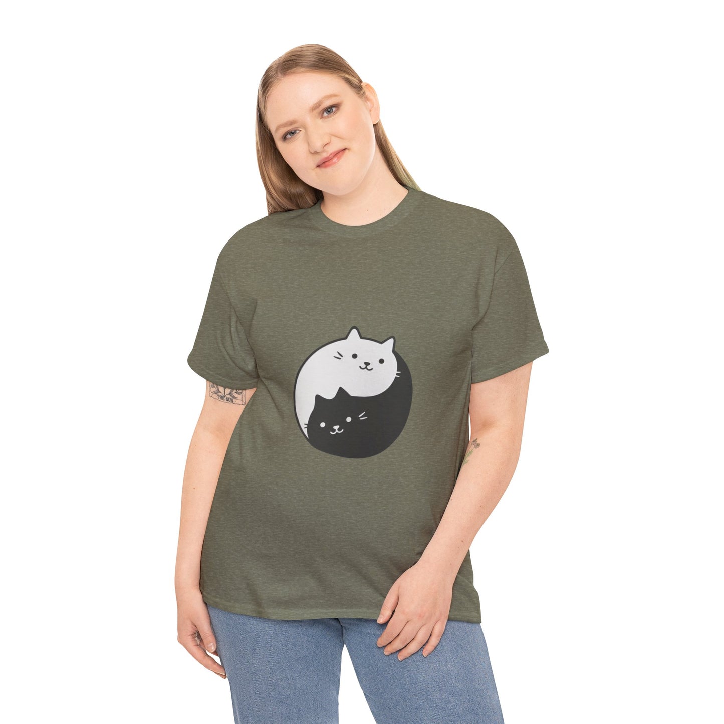 Cat Yin and Yang T-Shirt