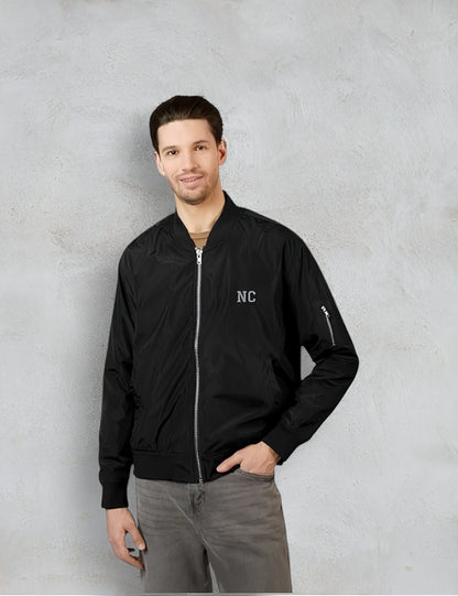 Embroidered Bomber Jacket