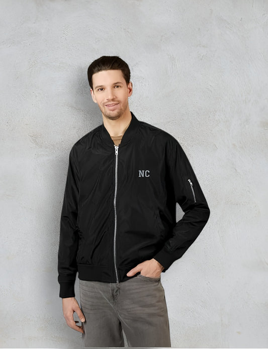 Embroidered Bomber Jacket