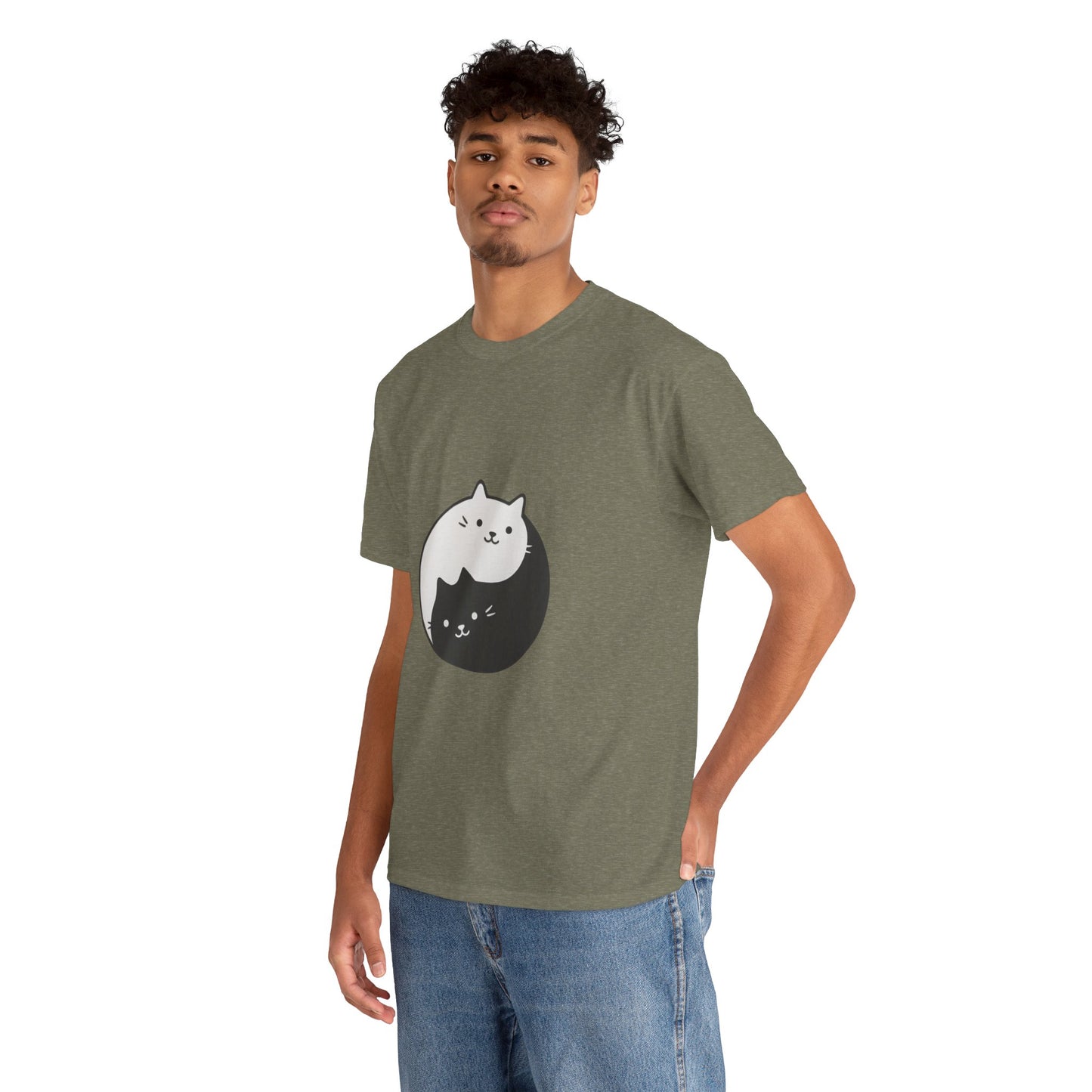 Cat Yin and Yang T-Shirt