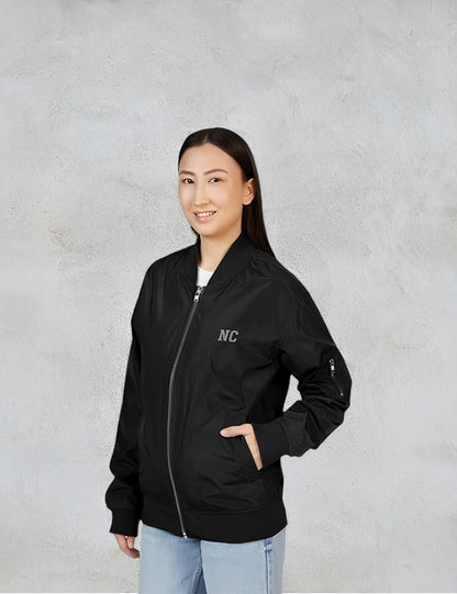 Embroidered Bomber Jacket